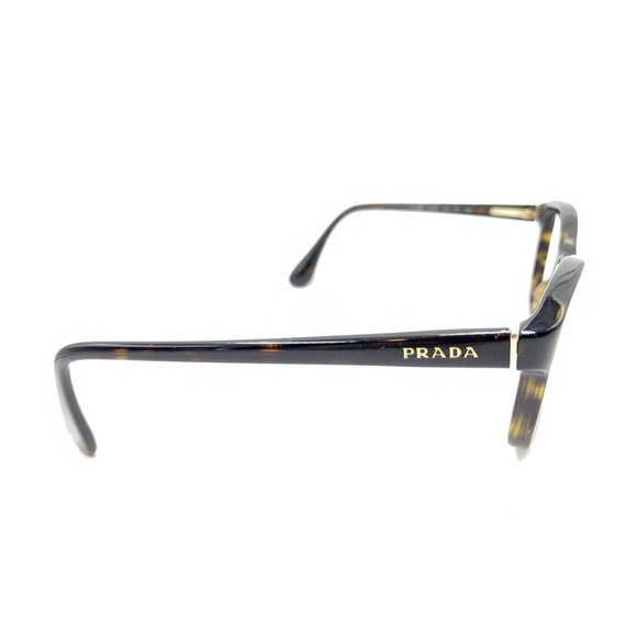 Prada VPR 05P 2AU-1O1 Tortoise Brown Eyeglasses Frames 52-18 140 Italy Designer - Picture 4 of 12